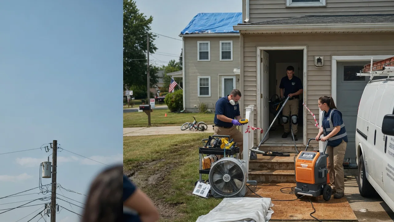 Water Damage Repair in New Straitsville, OH near me